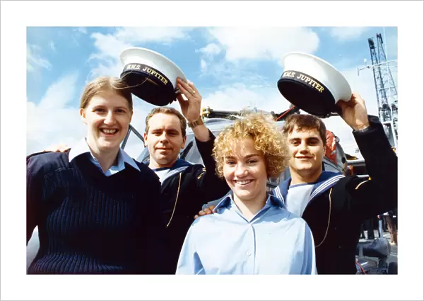 Sea cadets were given the chance to go aboard the HMS Jupiter