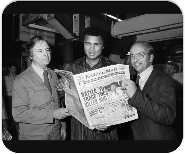 American former world champion heavyweight boxer Muhammad Ali