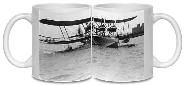 RAF Short S. 8  /  8 Rangoon seaplanes of 203 Squadron believed to be at RAF Felixstowe before