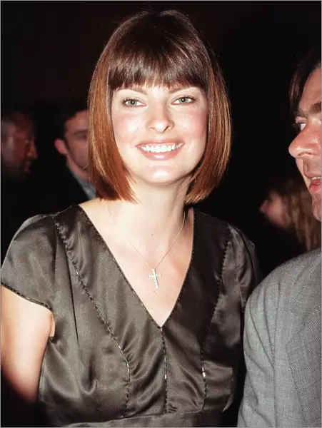 Linda Evangelista attending the Elite Model Look of the Year competition, Connaught Rooms