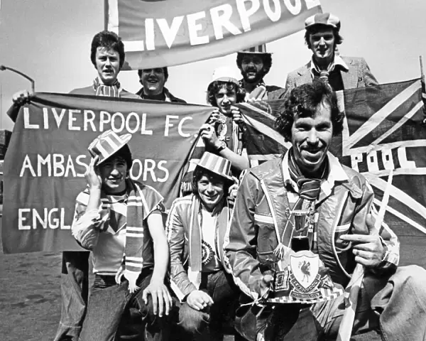 Liverpool football fans preapred for their sides first ever European Cup Final when