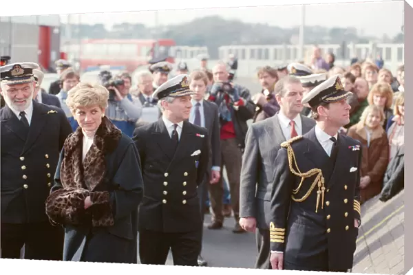 HRH The Princess of Wales, Princess Diana, and HRH Prince Charles, The Prince of Wales