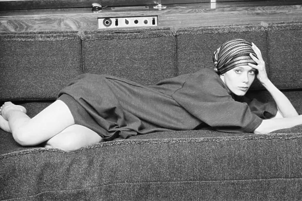 Sylvia Kristel, Dutch actress in the UK to promote new film, Emmanuelle
