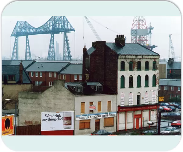 Scenes in St Hilda s, Middlesbrough. 11th December 1992
