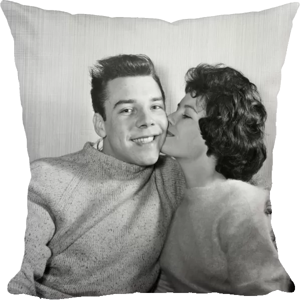 Marty Wilde with his sweetheart Joyce Baker. They are to be married tomorrow