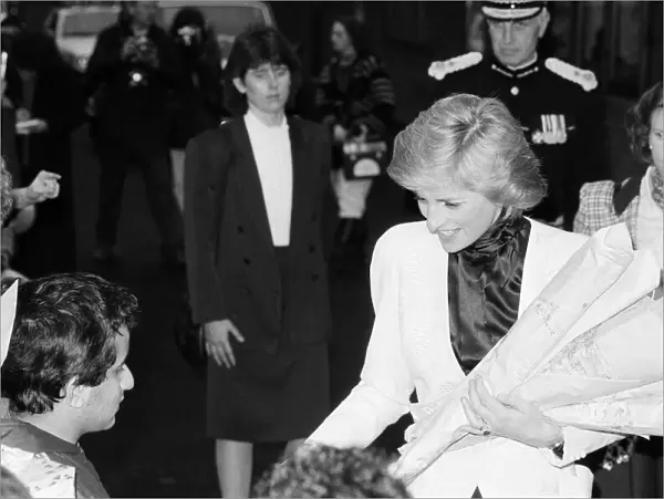Princess Diana, arrives to officially open Acorns Childrens Hospice