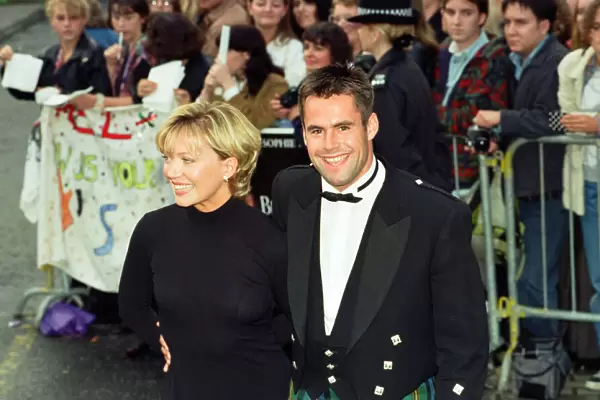 Kirsty Young and Kenny Logan attend the premiere of Braveheart in Stirling, Scotland