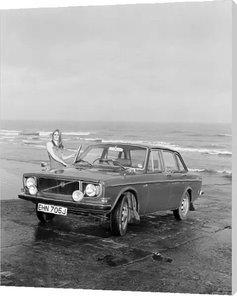 A Volvo car in Redcar, North Yorkshire. 1971