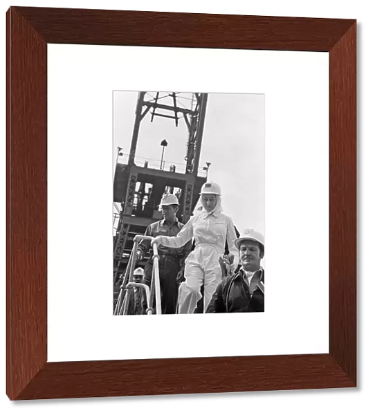 Queen Elizabeth visits visiting Silverwood Colliery, near Rotherham, South Yorkshire