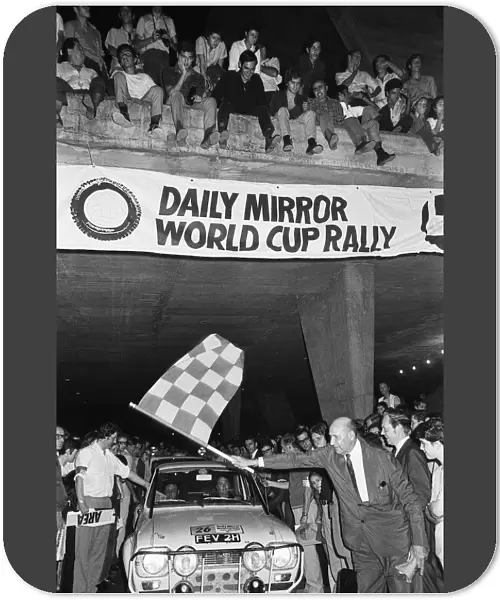 Jimmy Greaves seen here in The Daily Mirror World Cup Rally during the Brazilian stages