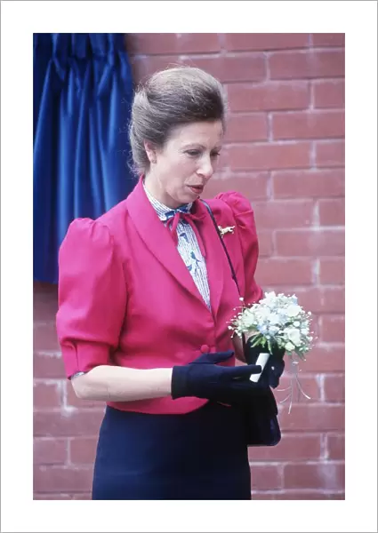 Princess Anne the Princess Royal at Perth Prison and other Scottish events June 1987