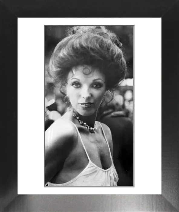Framed Print : Joan Collins Print - 1978 Premiere Photo Framed Print : Joan Collins Print - 1978 Premiere Photo