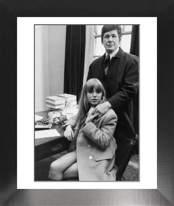 Framed Print : Susan George and Charles Bronson Film Print