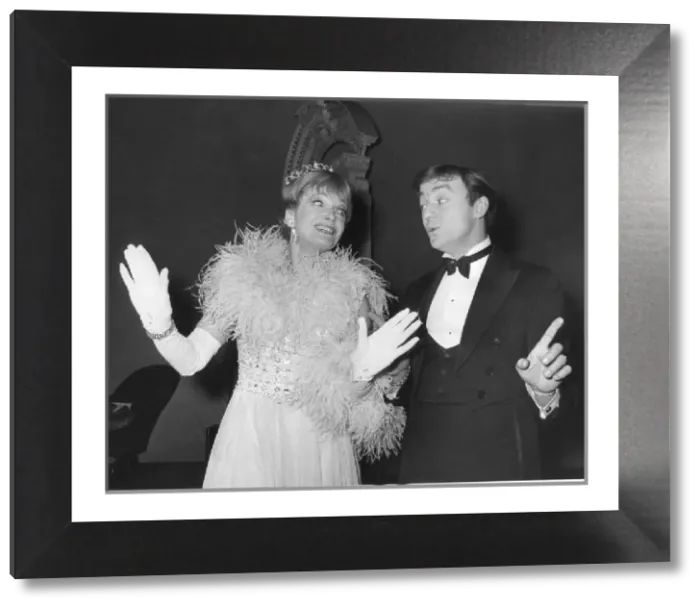 Framed Print : Anna Neagle Dancing with Gerry Marsden Print - 27th February 1968 Framed Print : Anna Neagle Dancing with Gerry Marsden Print - 27th February 1968