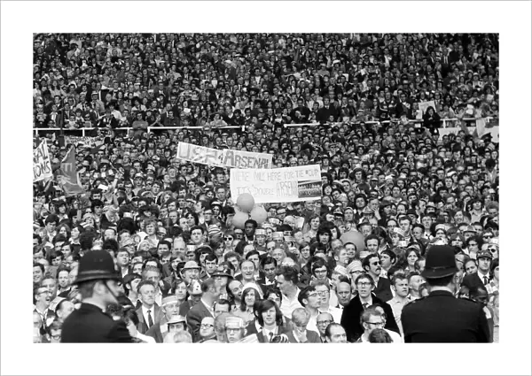 FA Cup Final at Wembley Stadium. Arsenal v Liverpool. Pictured, crowd scenes