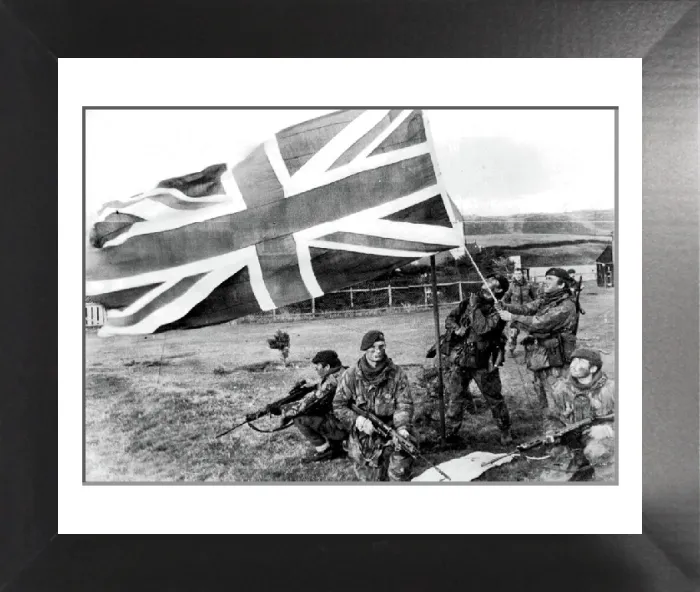 Framed Print : 1982 Falklands Islands Print Framed Print : 1982 Falklands Islands Print