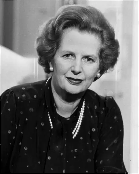 Margaret Thatcher portrait in 10 Downing Street - June 1983