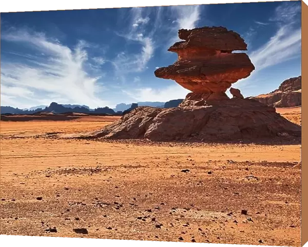 Bizarre rock formations in Sahara Desert, Algeria