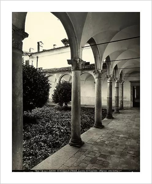The Cloister of the Chapter, in the Carthusian Monastery of Pavia