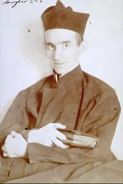 Half-length portrait of a priest