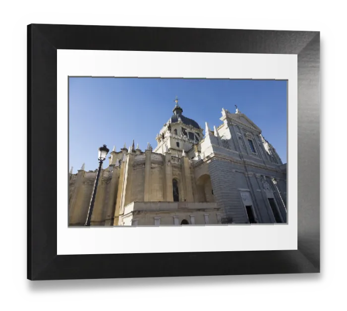 Framed Print : Madrid, Spain Print: Almudena Cathedral Framed Print : Madrid, Spain Print: Almudena Cathedral