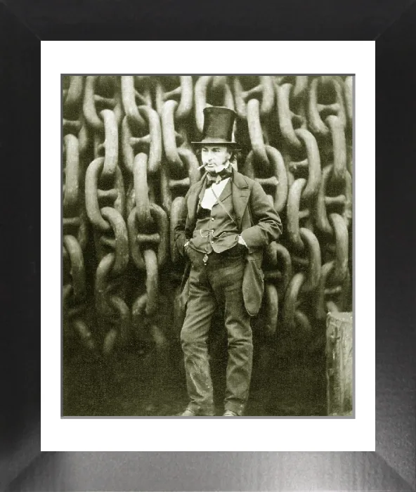 Framed Print : Isambard Kingdom Brunel Print Framed Print : Isambard Kingdom Brunel Print