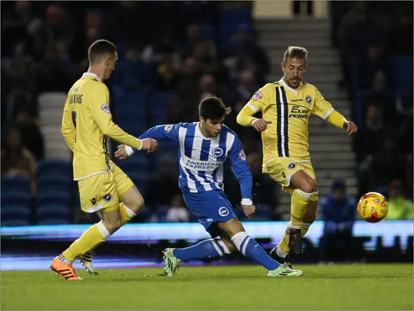 Joao Teixeira in Action: Brighton and Hove Albion vs. Millwall (12DEC14)