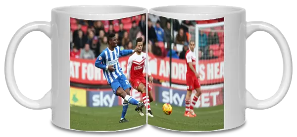 Intense Showdown: Rohan Ince vs. Charlton's Defense (Charlton Athletic vs. Brighton & Hove Albion, 10-01-2015)