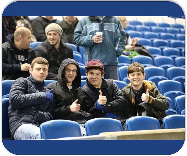 Passionate Albion Fans: A Moment of Pride at the American Express Community Stadium (Brighton & Hove Albion vs Ipswich Town, 21st January 2015)