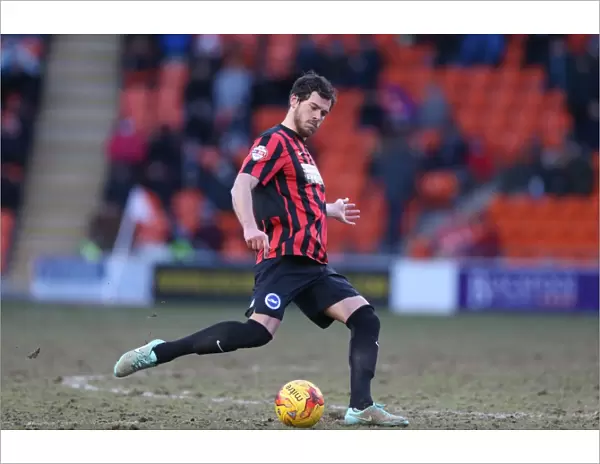 Gordon Greer Leads Brighton and Hove Albion in Championship Showdown against Blackpool (31Jan15)