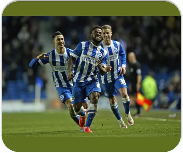 LuaLua's Thrilling Goal: Brighton Edge Out Derby County in Championship Clash (3 March 2015)