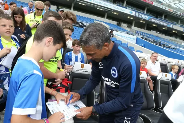 Young Seagulls Open Training Session: Albion Players Connect with Fans (31st July 2015)