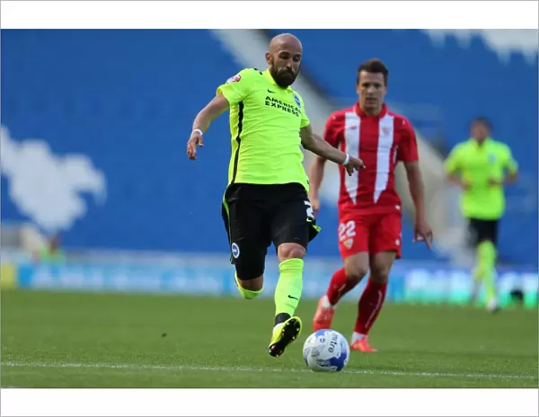 Bruno Saltor in Action: Brighton & Hove Albion vs Sevilla FC Pre-Season Friendly (2015)
