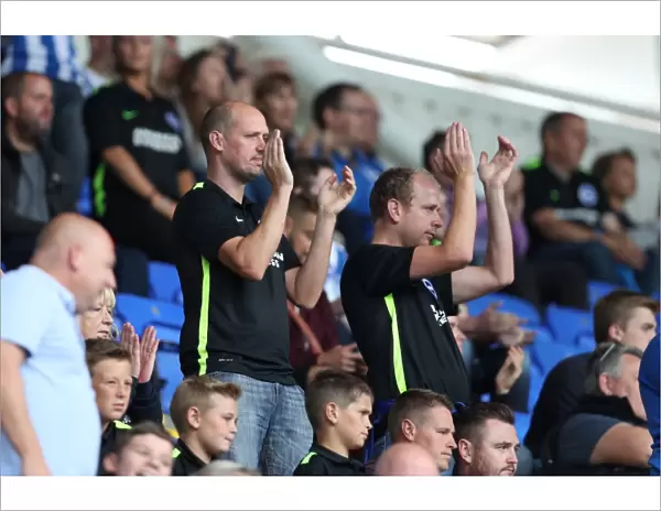 Brighton and Hove Albion Fans in Full Force at Reading Championship Clash, 2016