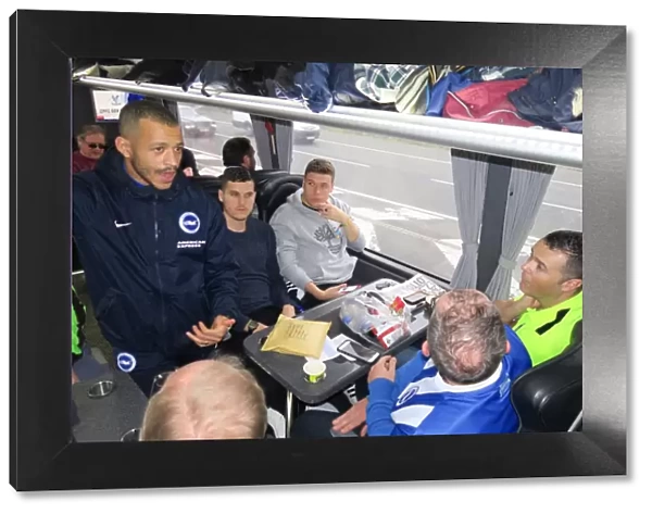 Brighton and Hove Albion's Sky Bet 10 in 10 Bus Journey: Fans with Lian Rosenior Heading to Birmingham City Game (17DEC16)