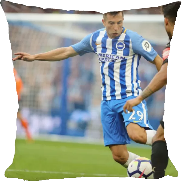 Markus Suttner of Brighton and Hove Albion in Action Against Newcastle United, Premier League (September 2017)