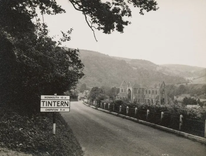 Framed Print : Tintern Abbey Print: A north-west view of the Cistercian abbey ruins Framed Print : Tintern Abbey Print: A north-west view of the Cistercian abbey ruins