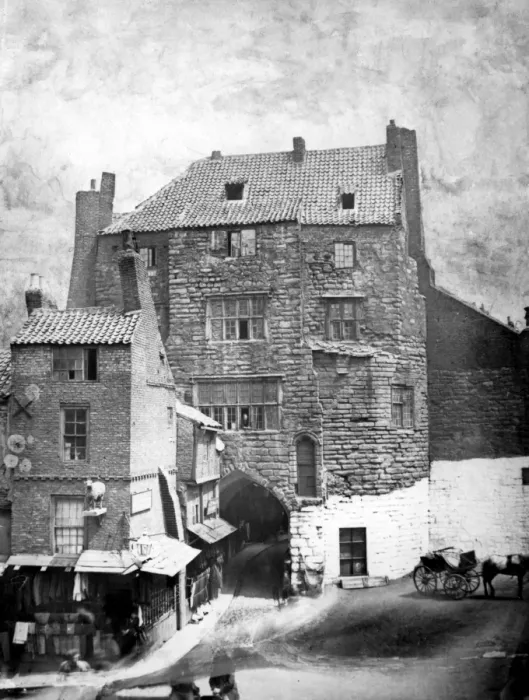 Framed Print : Print of the Black Gate, Newcastle upon Tyne