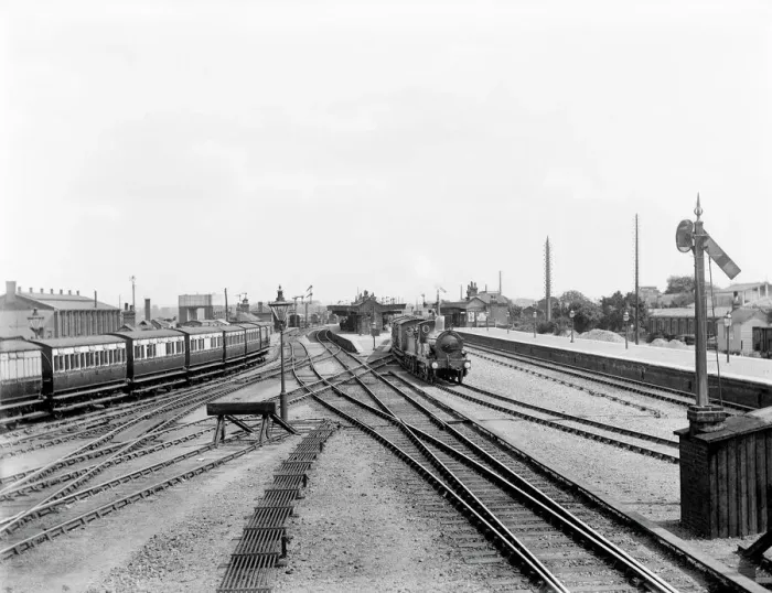 Framed Print : Didcot Junction Print, 1904