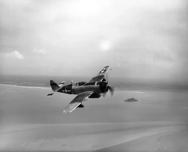RAF Museum Print: P-47D Over Normandy, 26 August Art Prints