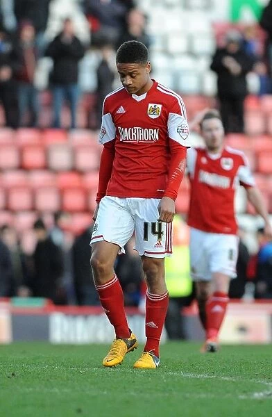 Bobby Reid's Disappointment: Bristol City's Loss to Tranmere Rovers (15 / 02 / 2014)