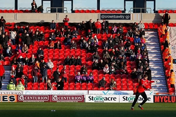 Bristol City Fans Gather at Doncaster's Keepmoat Stadium for FA Cup Match