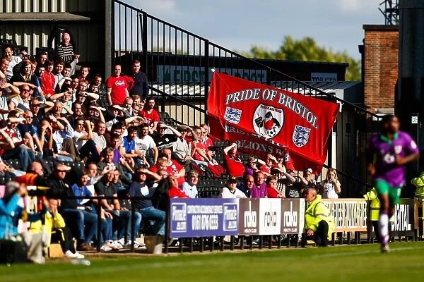 Bristol City Fans Unveil Banner at Notts County Match, 2014