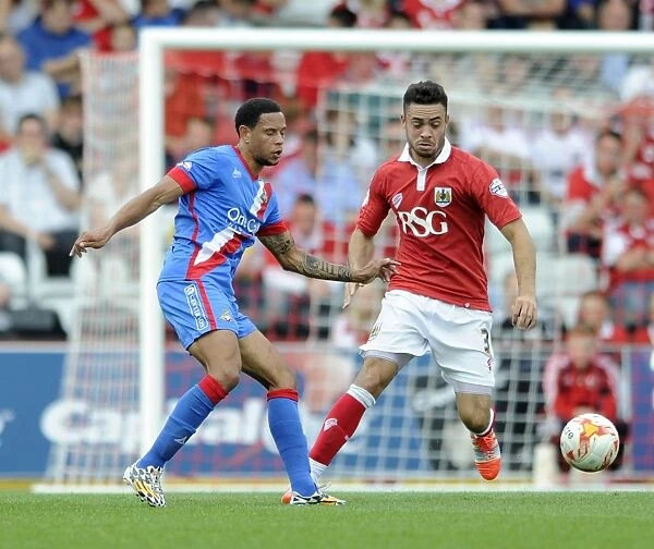 Bristol City's Derrick Williams Chases Down the Ball - Intense Action from Bristol City vs Doncaster Rovers