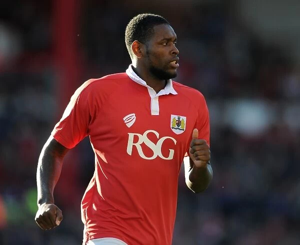 Bristol City's Jay Emmanuel-Thomas in Action against Chesterfield, Sky Bet League One, 2014