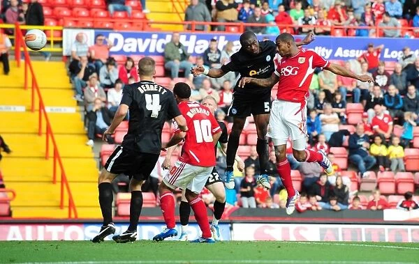 Bristol City's Marvin Elliott Scores the Winner Against Peterborough United in Championship Match, October 15, 2011 - EDITORIAL USE ONLY