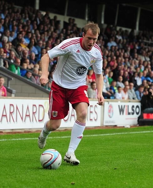 David Clarkson of Bristol City in Action against Scunthorpe United, Championship Match, September 11, 2010