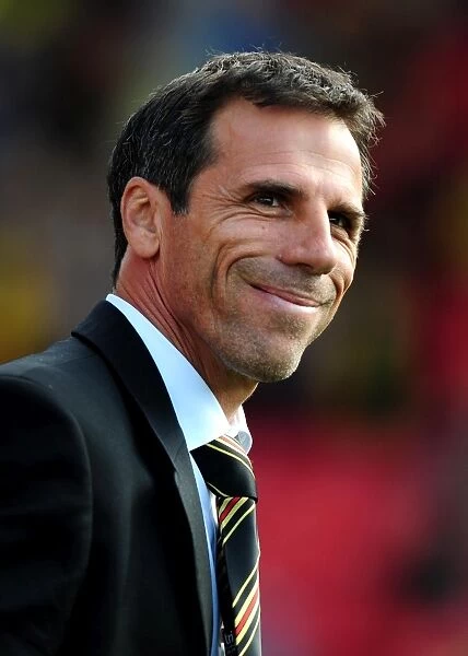 Gianfranco Zola Leads Watford Against Bristol City in Championship Clash, September 2012