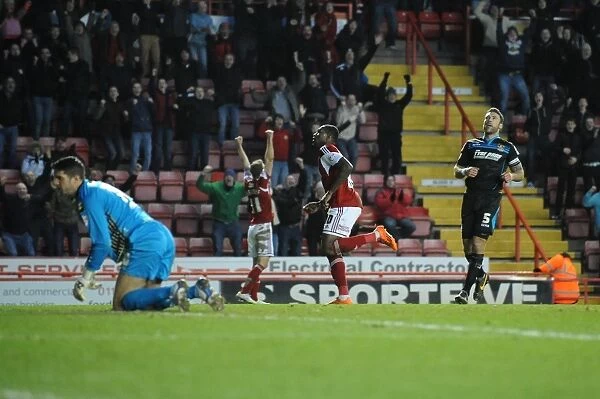 Jay Emmanuel-Thomas's Goal Celebration: Bristol City vs. Stevenage, Sky Bet League One, 2013