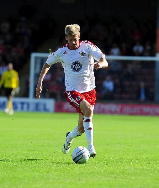 Jon Stead Scores for Bristol City against Scunthorpe United in Championship Match, September 11, 2010